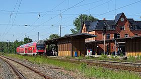 Regionalbahn nach Chemnitz Hbf, Juni 2016.