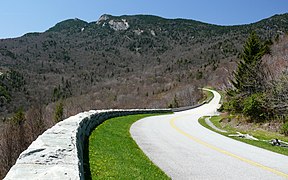 Der Parkway am Grandfather Mountain