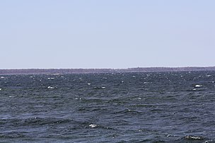 Chambers Island from Fish Creek