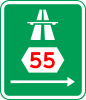 F34.1: Traffic diversion route[fn 26]