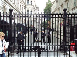 Downing Street gates - DSC08100