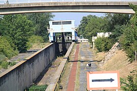 La pente d'eau de Fonserannes, un ouvrage non contemporain de Riquet.