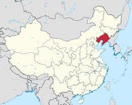 Liaoning – Localizzazione