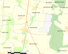 Poziția localității Meyenheim