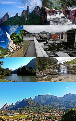 Een collage van Teresópolis