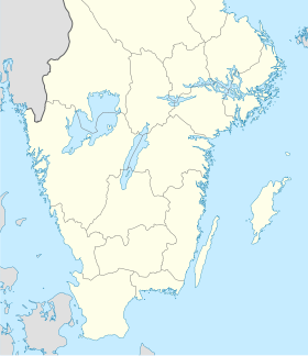 Huskvarna ubicada en Suecia meridional