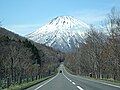 喜茂別町 (国道276号)から望む羊蹄山