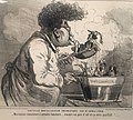 « Alexandre Dumas ki fèt yon bouillabaisse de pèsonaj », pa Cham.