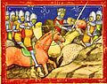 strijd tussen Bela IV en Ottokar II voor het verdrag van Ofen