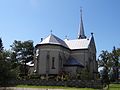 neugotische Kirche in Chyżne