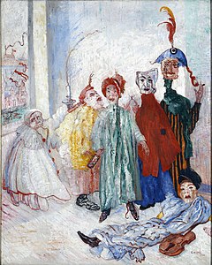 Les Masques singuliers, James Ensor, 1892.