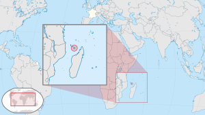 Lage der Inselgruppe Mayotte