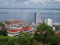 Pemandangan Sandakan dari English Tea House (berdekatan Rotary's Observation Pavilion)