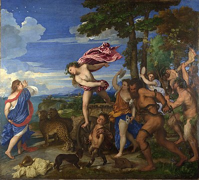 Titien, Bacchus et Ariane, 1520-1523, National Gallery, Londres