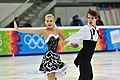 Perechea Jana Čejkova și Alexandr Sinicyn din Cehia. Secvență din competiția de patinaj artistic la Jocurile Olimpice de Tineret din 2012.