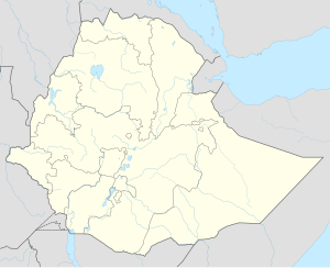 Lalibela trên bản đồ Ethiopia