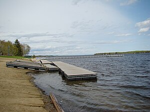 Piers at Falcon Lake