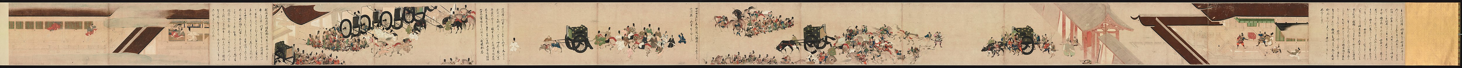 Storia Illustrata della Guerra Civile di Heiji: Rotolo della Visita Imperiale a Rokuhara