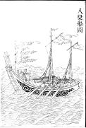 Bateau à huit avirons, Gujin Tushu Jicheng