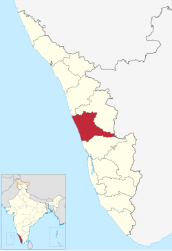 Location in Kerala