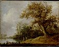 Jan van Goyen, Teich im Wald, 1642