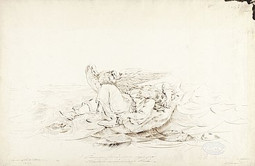 Kotka Väinämöisen polvella vuodelta 1859, Robert Wilhelm Ekman
