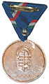 Admiral-Horthy-Medaille in Silber – Rückseite