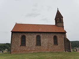Kapel in de heuvels boven St-Quirin (2012)