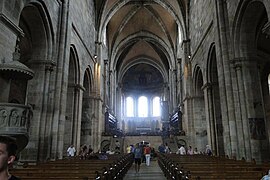 Vista interior de la catedral,