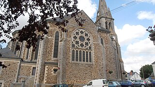 L'église de la Rouxière.