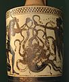 Herakles, Iolaos en de Hydra van Lerna op een zwartfigurige lekythos, ca. 500-475 v.Chr.
