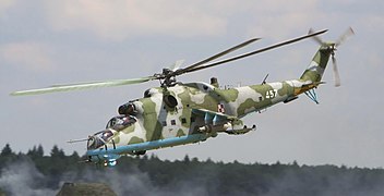 Mil Mi-24 vrtulník palebné podpory