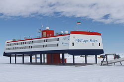 Neumayer-Station III im Dezember 2009