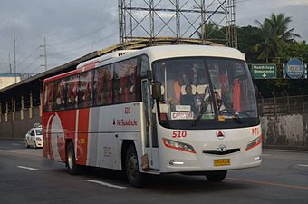 A Daewoo BS106 under Phil Touristers Inc.