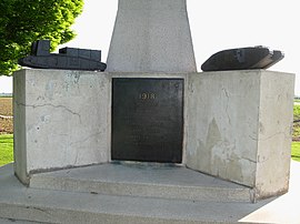 The tank monument in Pozières