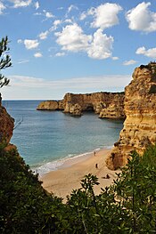 Une des plages prisée de la région.