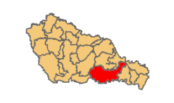 Location of Prelog in Međimurje County