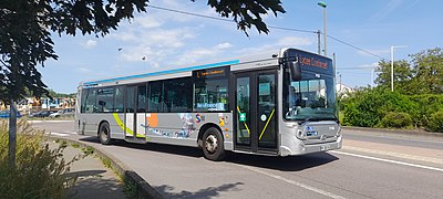 Heuliez Bus GX 327 n°112 sur la ligne L à Limay