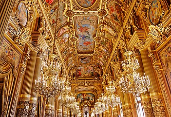 View of the Grand Foyer looking east