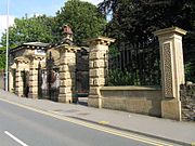 The Bolton Road entrance gates* (1862)