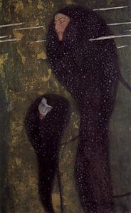 Sirenas, de Klimt.