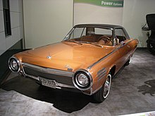 Museum car, photographed from the front