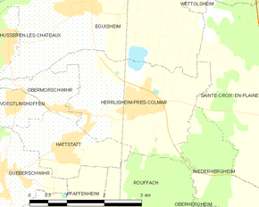 Poziția localității Herrlisheim-près-Colmar
