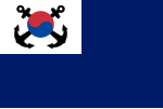 大韩民国舰艏旗，基于大韩民国国旗