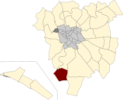 Mappa dei quartieri di