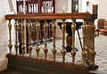 Balustrade i Sankt Nicolai Kirke i Køge i Danmark.