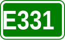 Zeichen der Europastraße 331