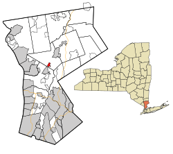 Location of Chappaqua, New York