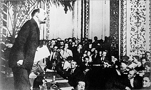 В.И. Ленин выступает на III конгрессе Коммунистического интернационала (1921)