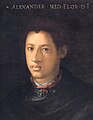 Alexandre de Médici, il Moro, por Cristofano dell'Altissimo.